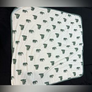 Kyte baby- Printed baby blanket- Elephant
